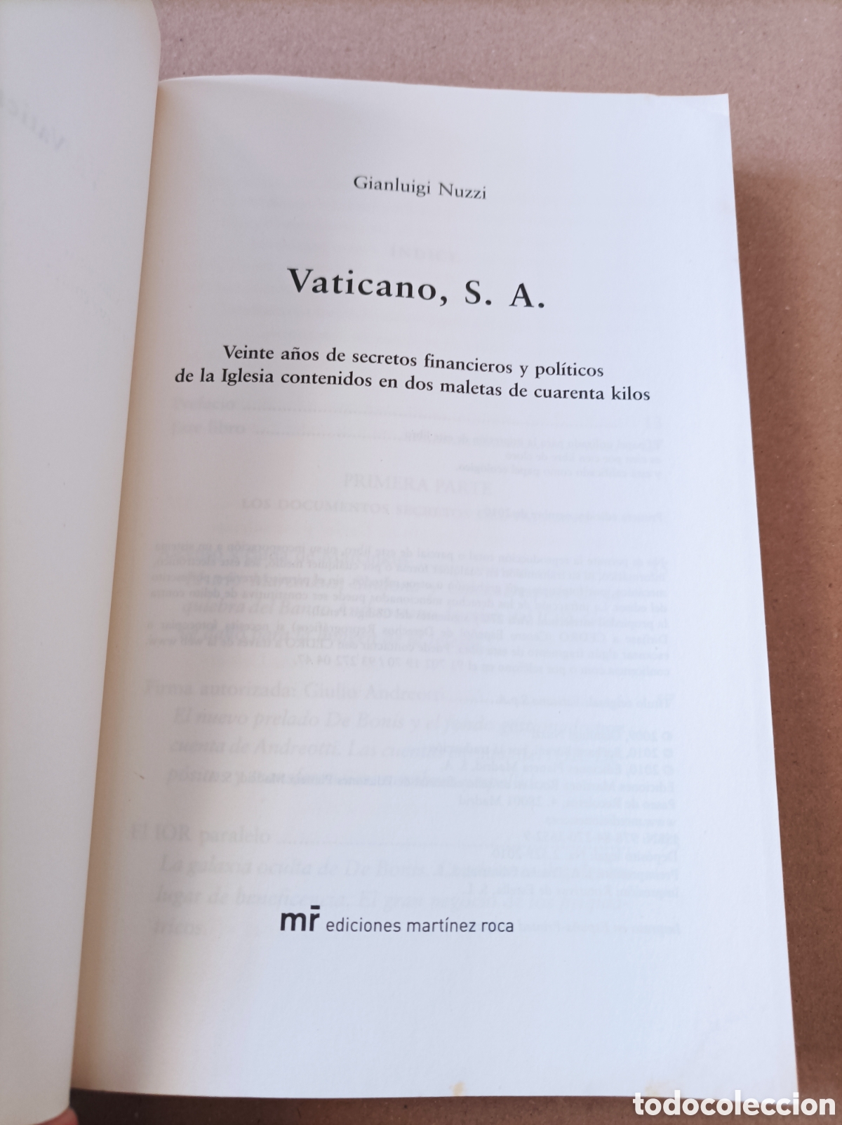 Libros de segunda mano: Vaticano S.A. Gianluigi Nuzzi - Foto 3