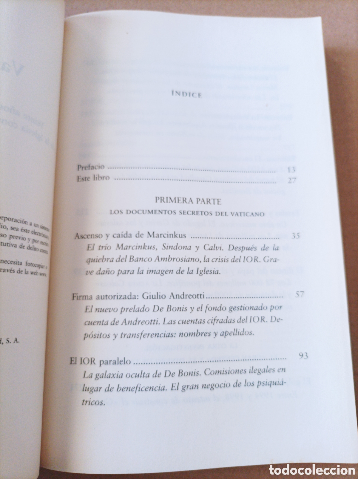 Libros de segunda mano: Vaticano S.A. Gianluigi Nuzzi - Foto 5