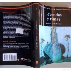 Libros de segunda mano: LEYENDAS Y RIMAS - GUSTAVO ADOLFO BECQUER (1996)