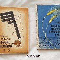 Libros de segunda mano: CALENDARIO METEORO FENOLOGICO 1945 Y 1946 MINISTERIO DEL AIRE. Lote 400928689