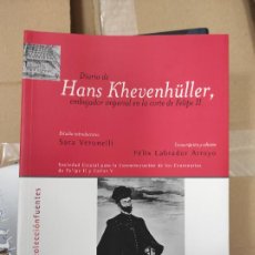 Libros de segunda mano: DIARIO DE HANS KHEVENHULLER: EMBAJADOR IMPERIAL EN LA CORTE DE FELIPE II. Lote 400938344