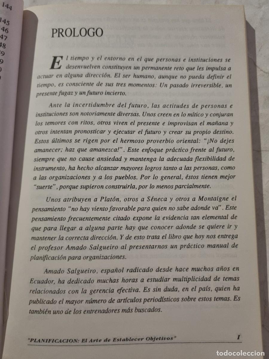 Libros de segunda mano: EL ARTE DE ESTABLECER OBJETIVOS. AMADO SALGUEIRO. 1986 - Foto 5