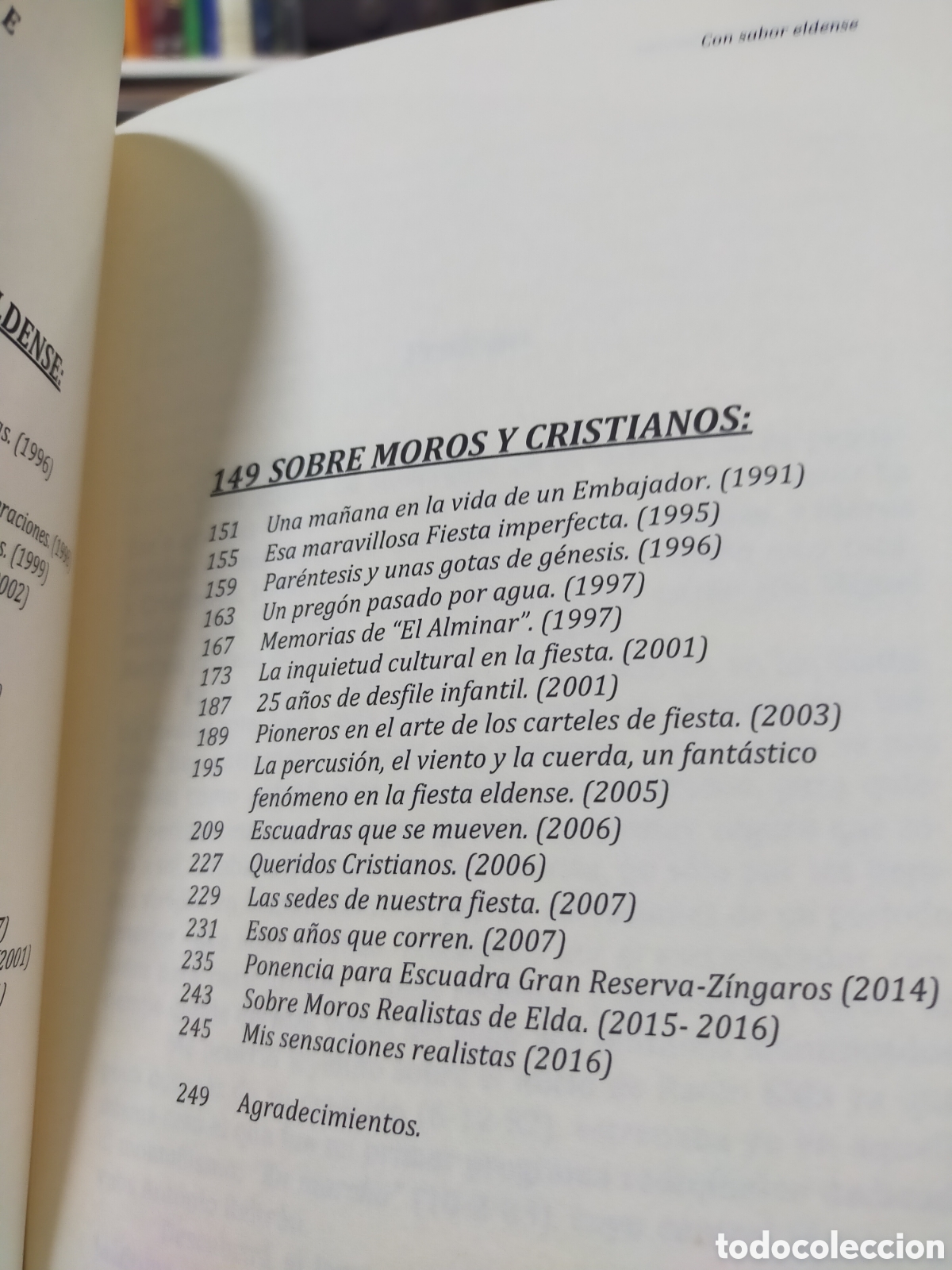 Libros de segunda mano: CON SABOR ELDENSE - M. BARCALA VIZCA&Iacute;NO - ELDA - ALICANTE - MOROS Y CRISTIANOS - Foto 10