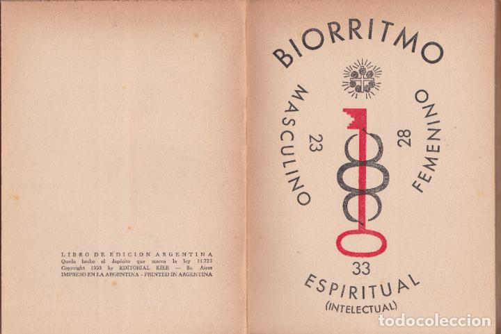 Libros de segunda mano: BIORRITMO - DR.KRUMM-HELLER - ARGENTINA - 1953 - Foto 2