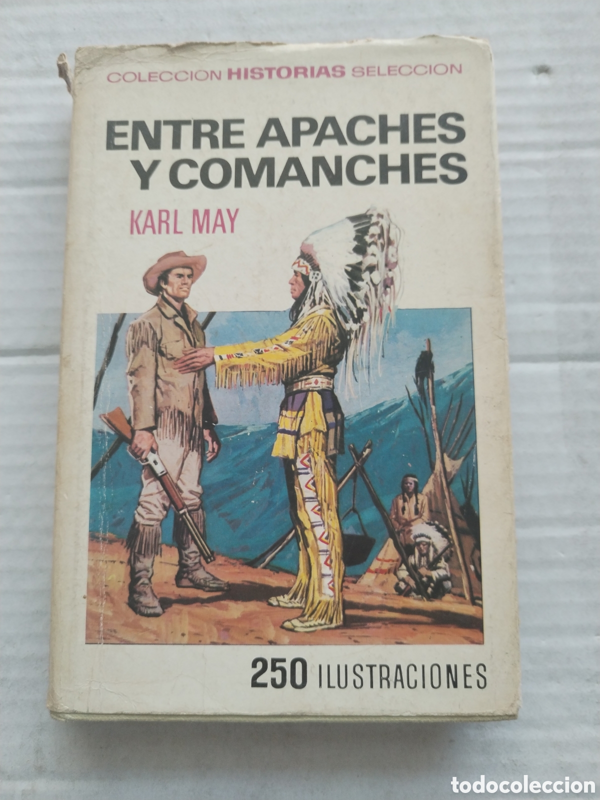 Libros de segunda mano: ENTRE APACHES Y COMANCHES/KARL MAY - Foto 1
