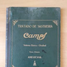 Libros de segunda mano: JUAN CAMPS COMA -TRATADO DE SASTRERIA CAMPS - SISTEMA BÁSICO·GRADUAL - TOMO 1. Lote 401033474