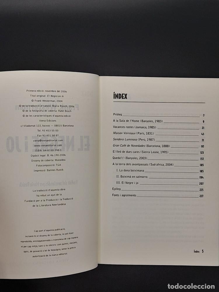 Libros de segunda mano: El Negre i jo, Frank Westerman - Foto 3