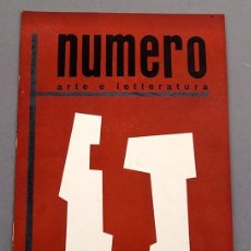 Libros de segunda mano: NUMERO: ARTE E LETTERATURA - 1952 -REVISTA DE ARTE ITALIANA. Lote 401087239