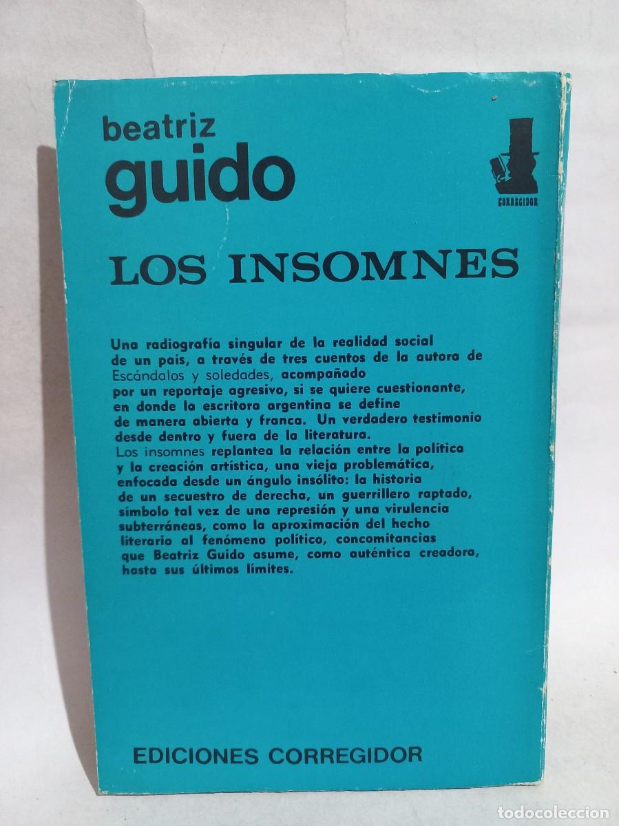 Libros de segunda mano: Beatriz Guido - Los Insomnes - Primera edici&oacute;n - 1973 - Foto 4