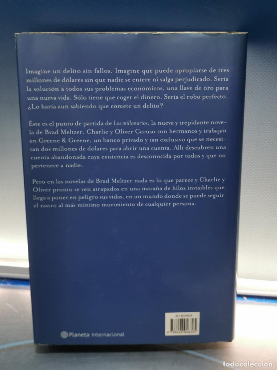 Libros de segunda mano: Libro, LOS MILLONARIOS novela de BRAD MELTZER - Foto 7