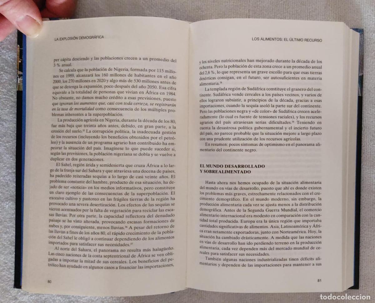 Libros de segunda mano: LA EXPLOSI&Oacute;N DEMOGR&Aacute;FICA. - Foto 5