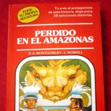 Libros de segunda mano: LIBRO - PERDIDO EN EL AMAZONAS- Nº 14 - TIMUN MAS - ELIGE TU PROPIA AVENTURA. Lote 401332809
