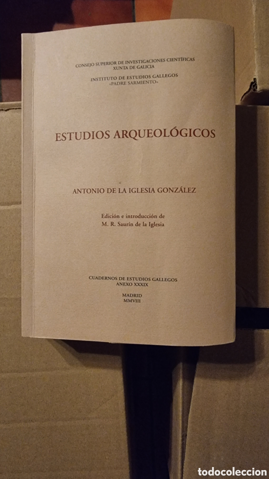 Libros de segunda mano: ESTUDIOS ARQUEOL&Oacute;GICOS - Foto 1