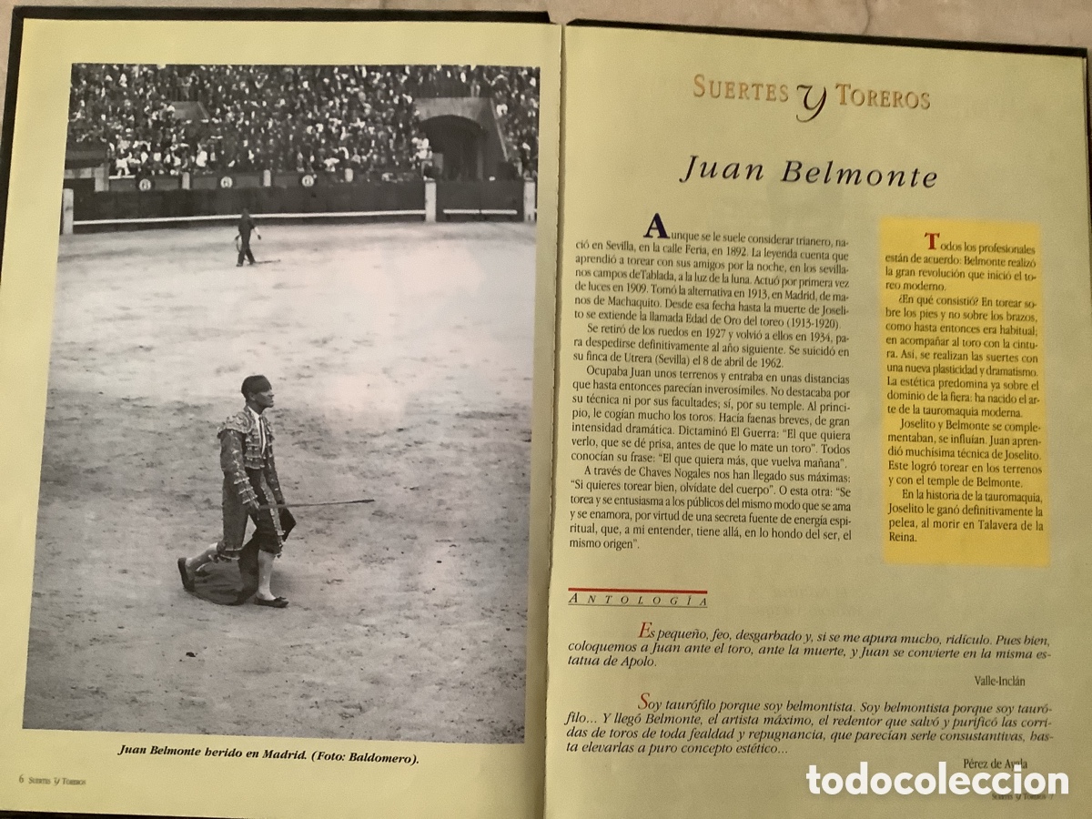 Libros de segunda mano: SUERTES Y TOREROS. - Foto 2