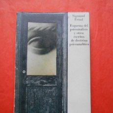 Libros de segunda mano: SIGMUND FREED ESQUEMA DEL PSICOANALISIS ALIANZA EDITORIAL. Lote 401457799