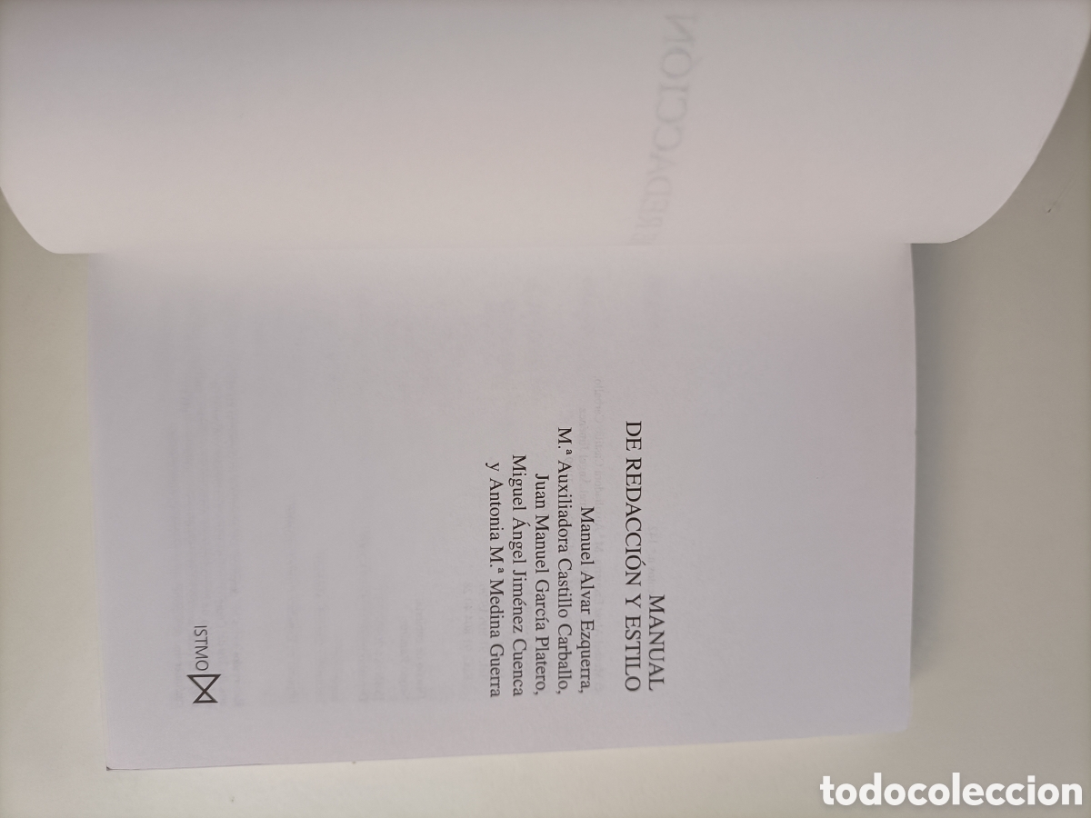 Libros de segunda mano: Manual de redacci&oacute;n y estilo Manuel Alvar Ezquerra . Gram&aacute;tica - Foto 6