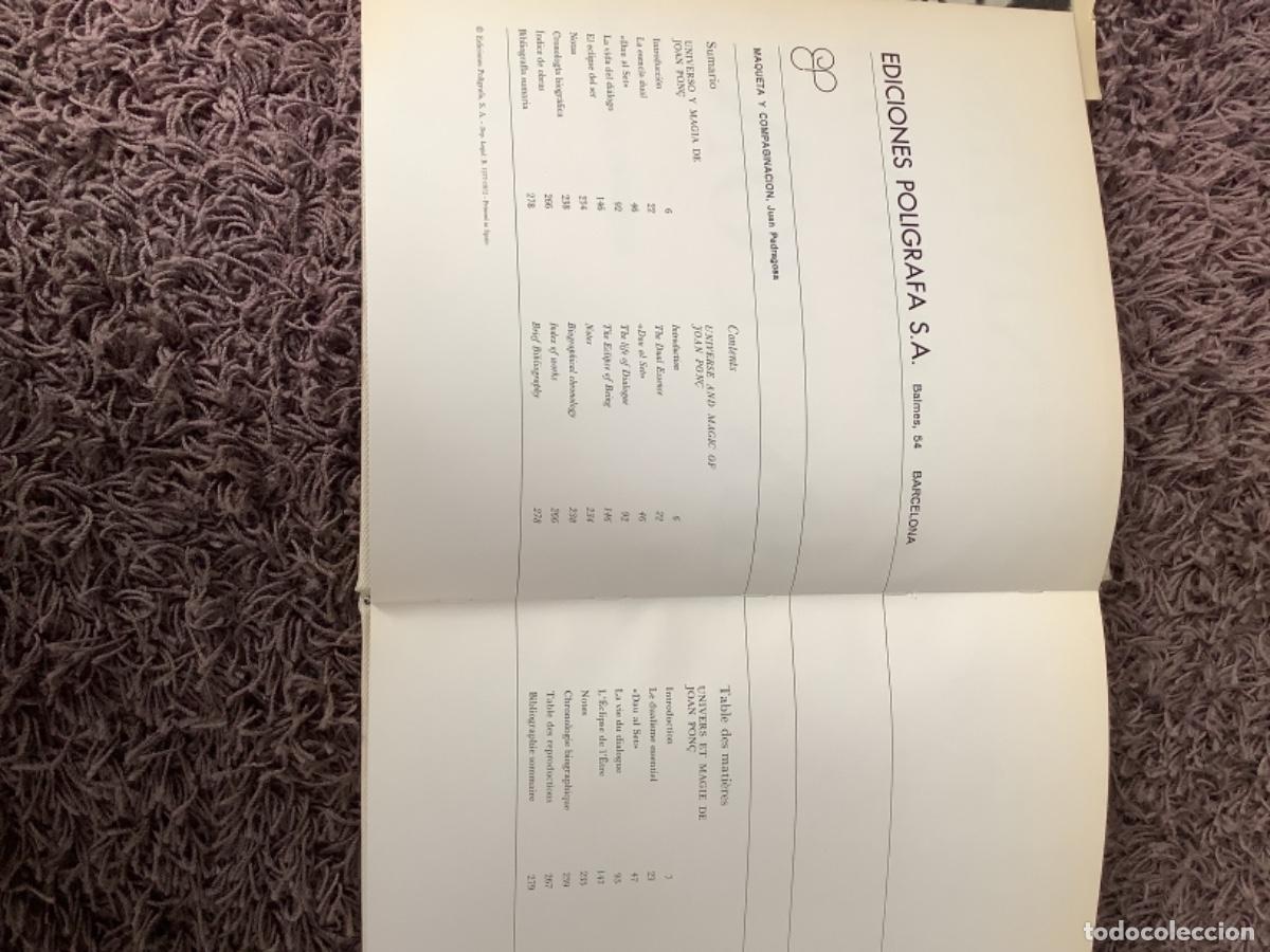 Libros de segunda mano: Libro de Arte de Joan Ponc - Foto 6