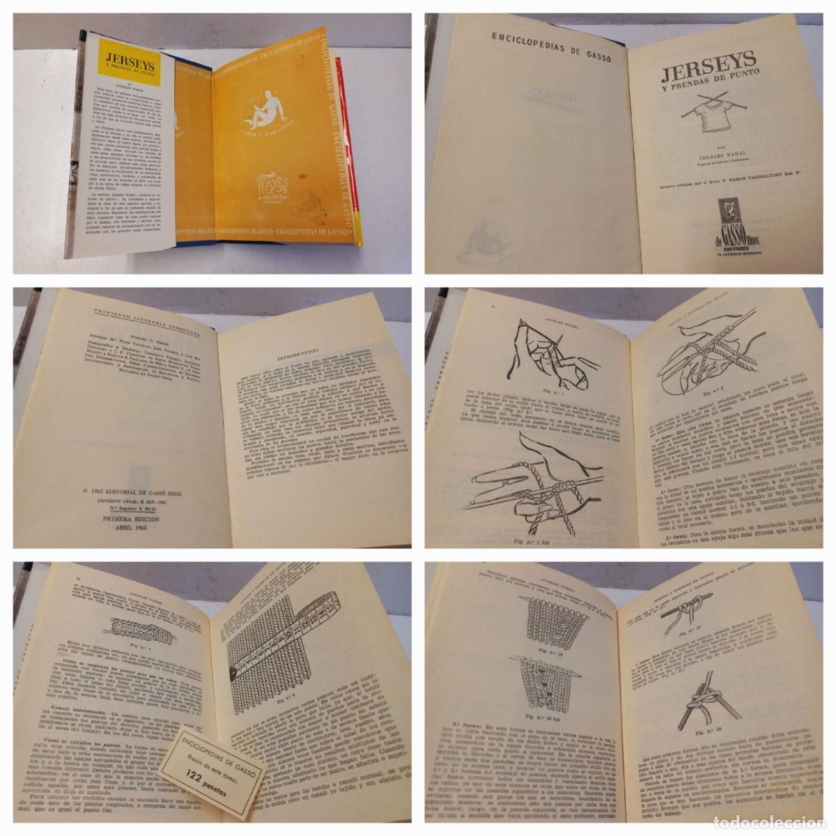 Libros de segunda mano: INTERESANTISIMO Y UTIL COMPENDIO COMPLETO DE CONFECCION DE JERSEYS Y PRENDAS DE PUNTO 1&ordf;ED A&Ntilde;OS 60&acute;s - Foto 3