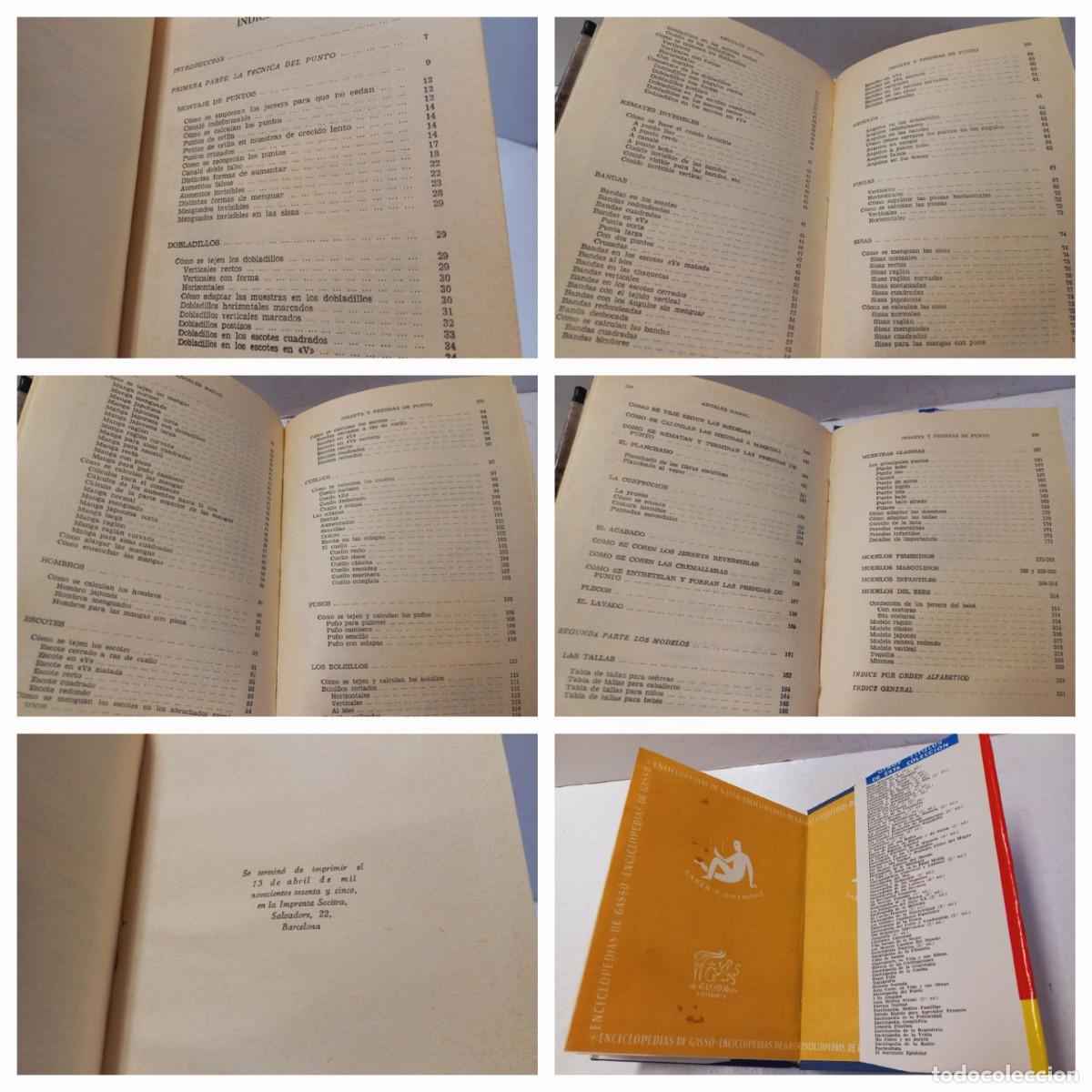 Libros de segunda mano: INTERESANTISIMO Y UTIL COMPENDIO COMPLETO DE CONFECCION DE JERSEYS Y PRENDAS DE PUNTO 1&ordf;ED A&Ntilde;OS 60&acute;s - Foto 29