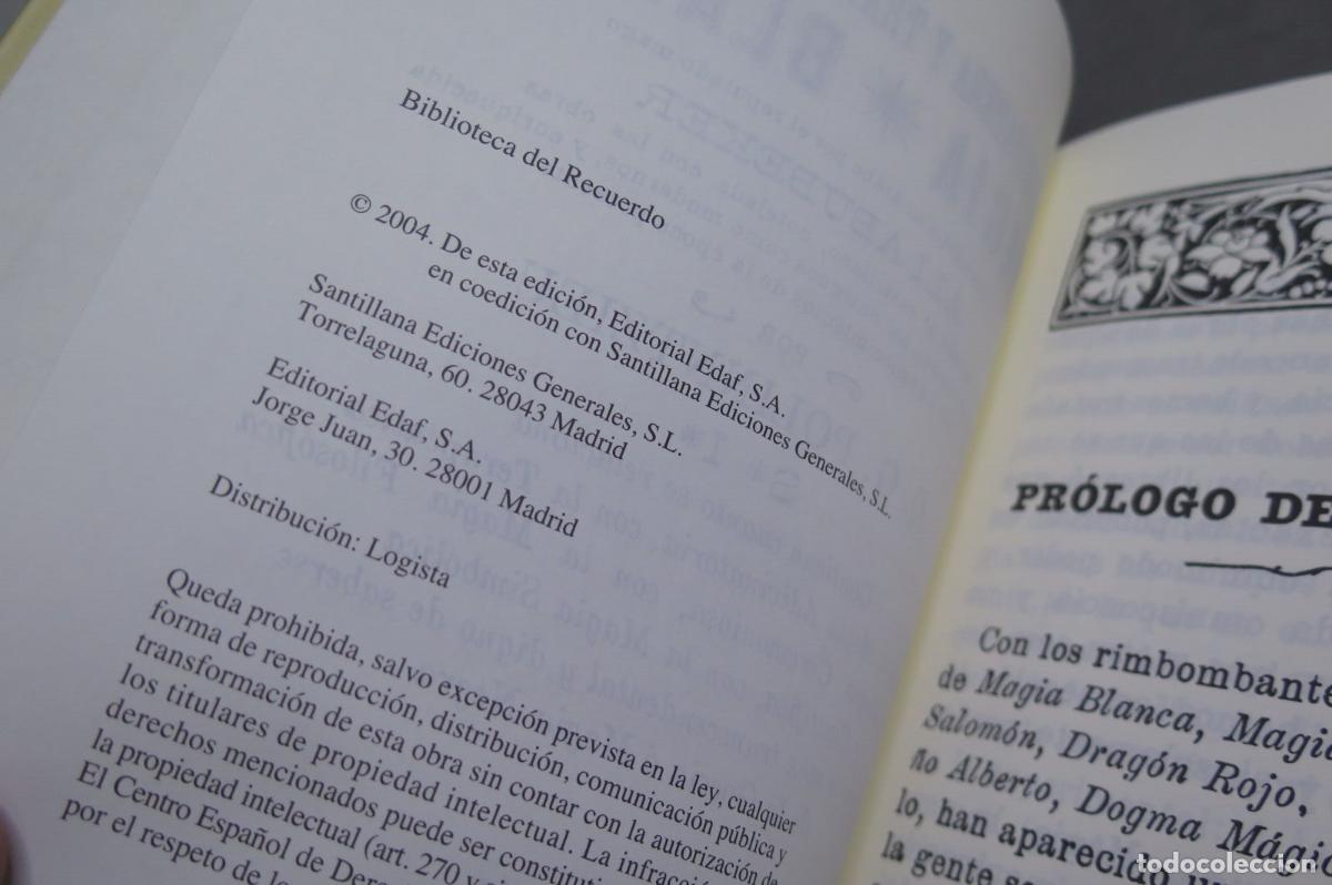 Libros de segunda mano: VERDADERA Y TRASCENDENTAL MAGIA BLANCA. FACSIMIL - Foto 2