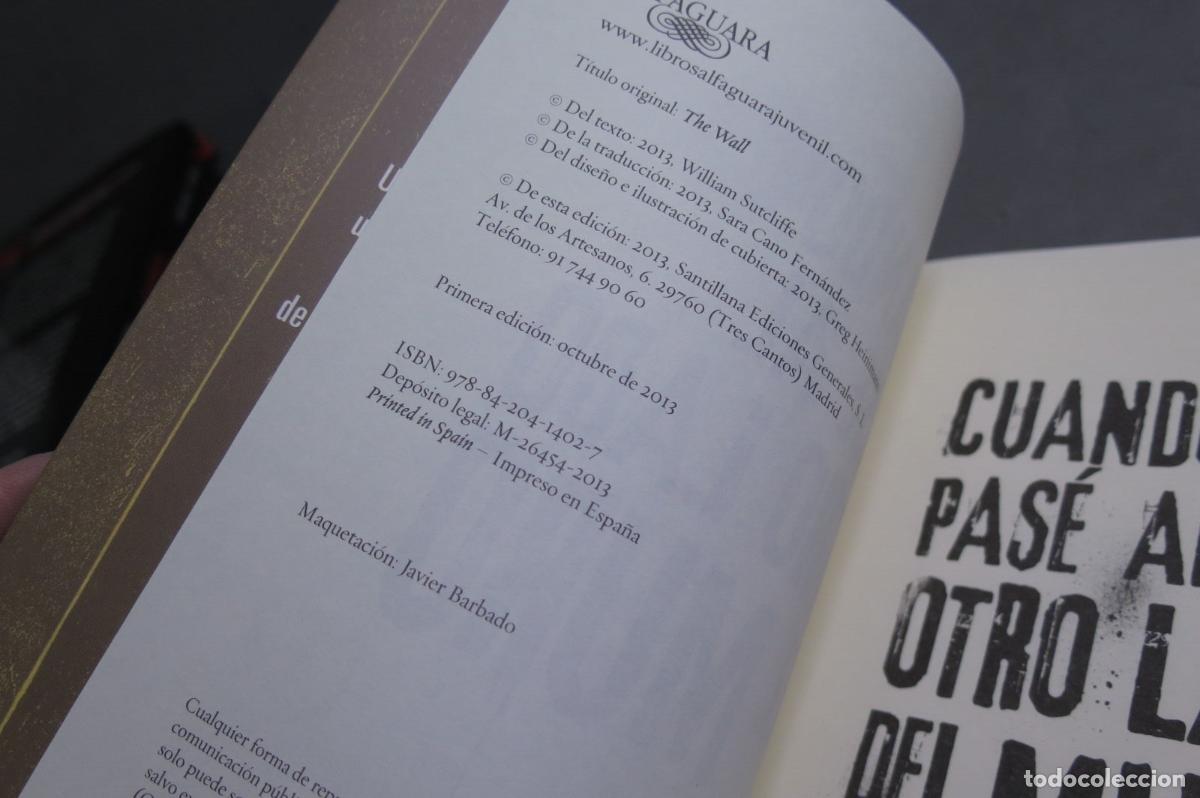 Libros de segunda mano: Cunado pas&eacute; al otro lado del muro. William Sutcliffe - Foto 2