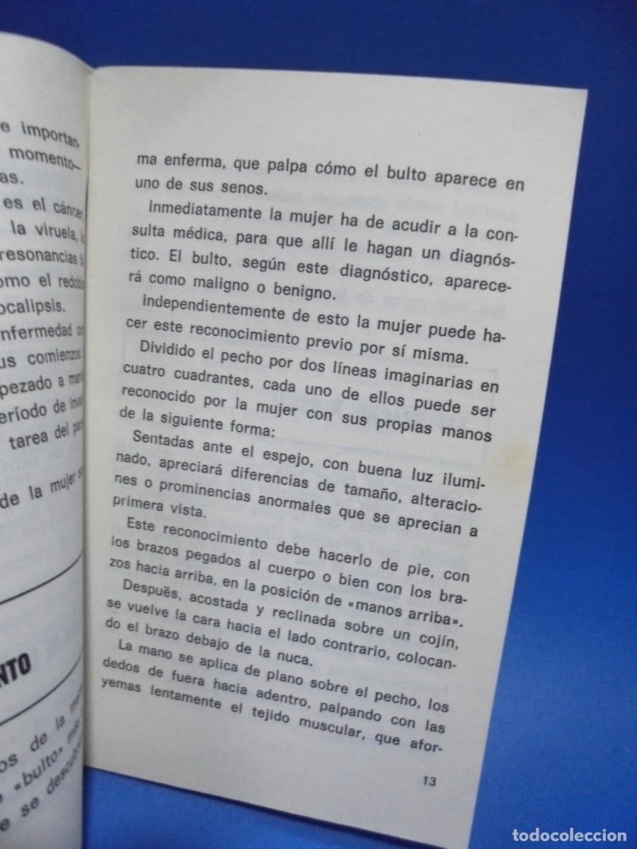 Libros de segunda mano: COMO PREVENIR EL CANCER. N&ordm; 4. SOFIA DIAZ TEJERINA. 1973. PAGS : 54. - Foto 3