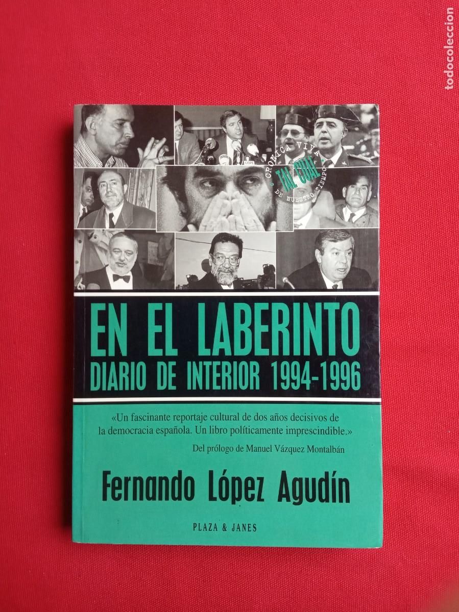 Libros de segunda mano: EN EL LABERINTO - DIARIO DE INTERIOR 1994-1996 - Foto 1