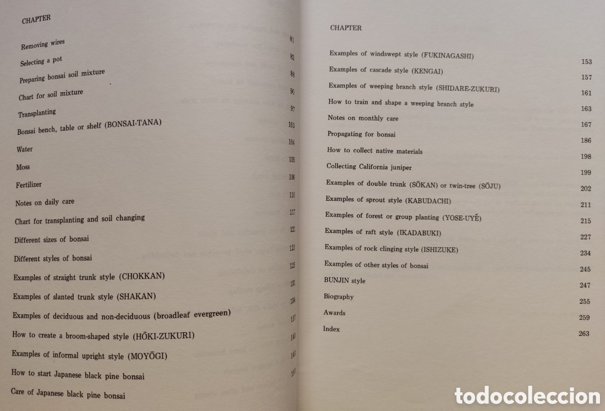 Libros de segunda mano: BONSAI LIBRO BONSAI TECHNIQUES I JOHN YOSHIO NAKA SIGNED 1983 - Foto 4