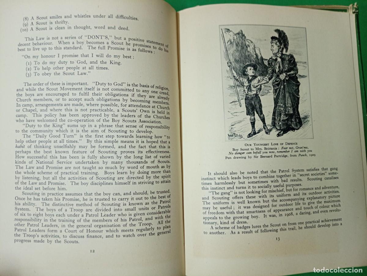Libros de segunda mano: Antiguo libro de BOY SCOUTS. London 1944. - Foto 5