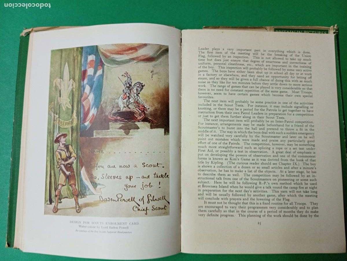 Libros de segunda mano: Antiguo libro de BOY SCOUTS. London 1944. - Foto 6