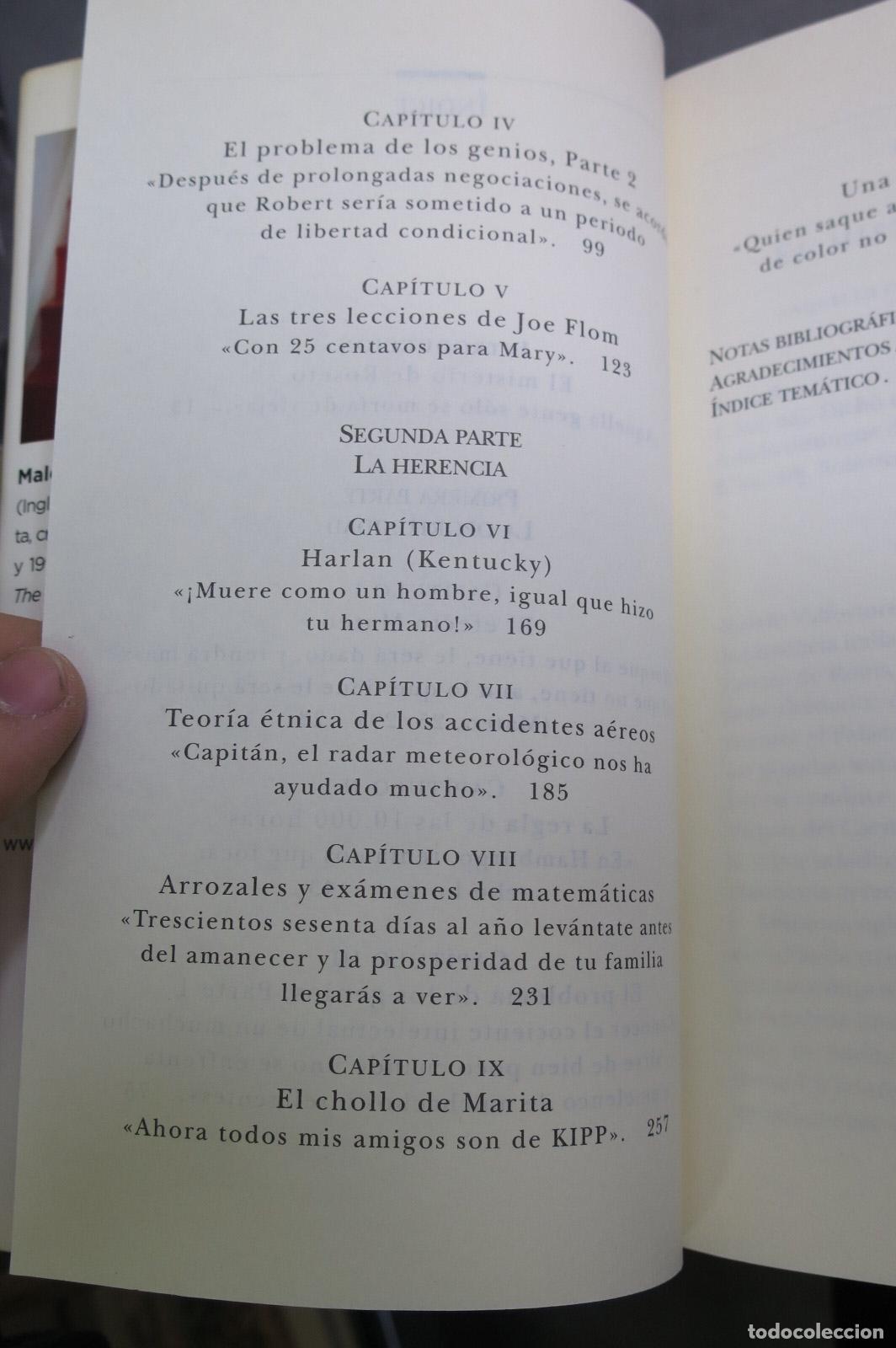 Libros de segunda mano: Fueras de serie. Malcolm Gladwell - Foto 3