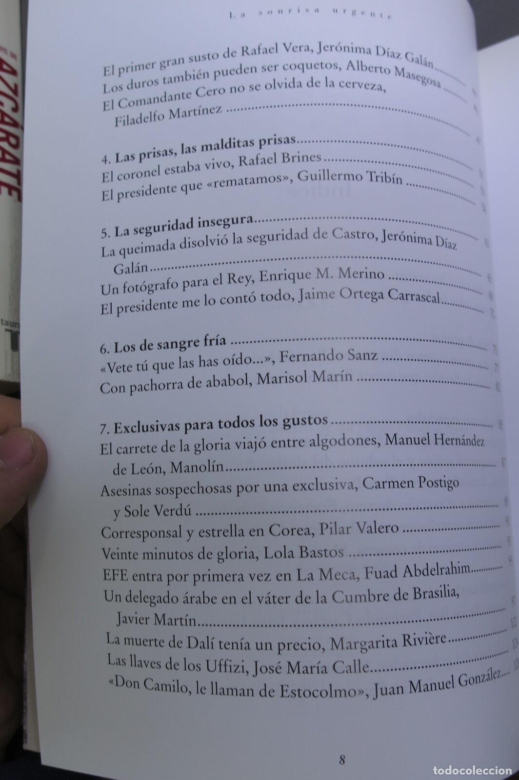 Libros de segunda mano: La sonrisa urgente. S.A. Agencia Efe - Foto 3