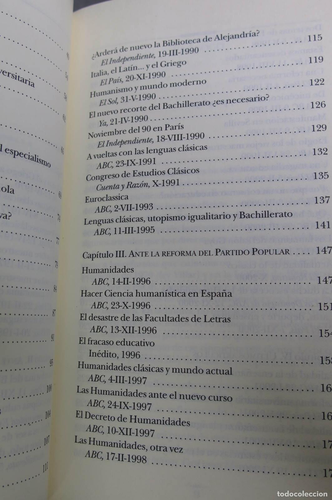 Libros de segunda mano: Humanidades y ense&ntilde;anza. Francisco Rodr&iacute;guez Adrados - Foto 4