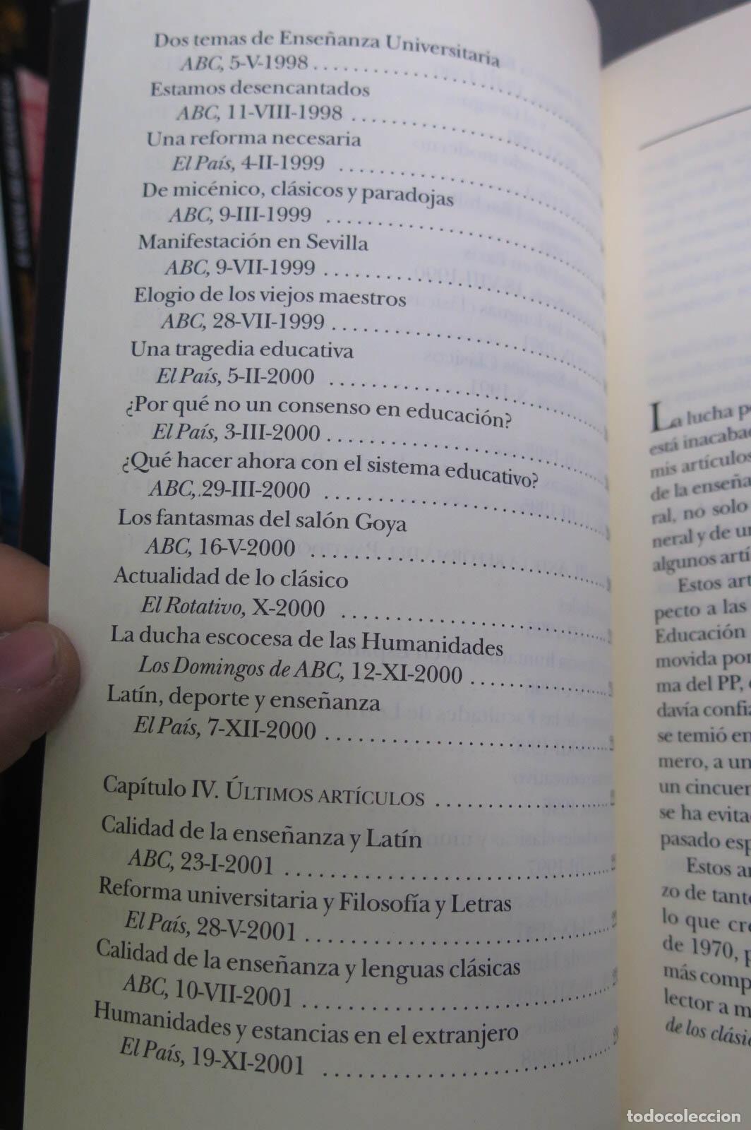 Libros de segunda mano: Humanidades y ense&ntilde;anza. Francisco Rodr&iacute;guez Adrados - Foto 5