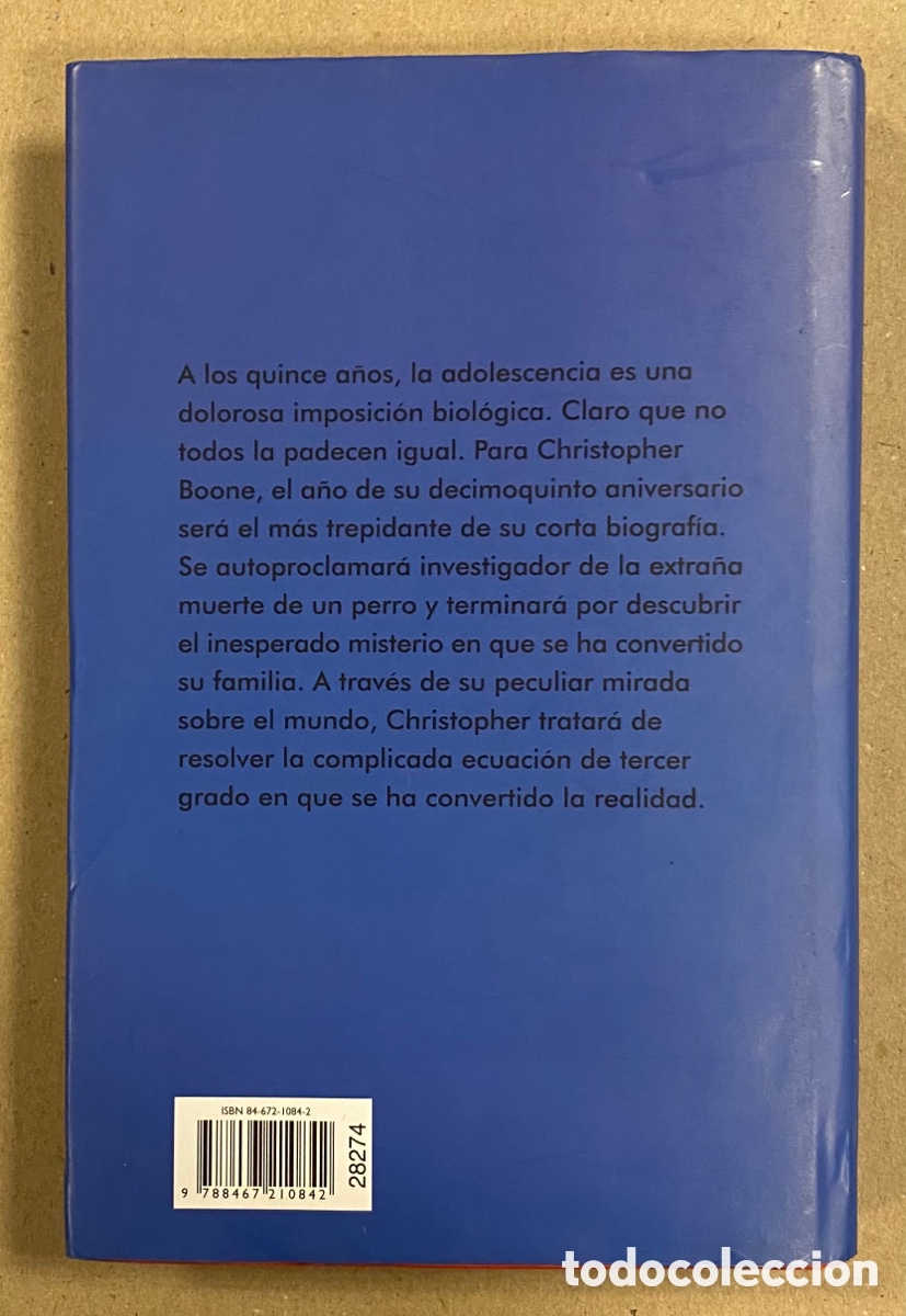 Libros de segunda mano: EL CURIOSO INCIDENTE DEL PERRO A MEDIANOCHE. MARK HADDON. C&Iacute;RCULO DE LECTORES 2005. - Foto 5