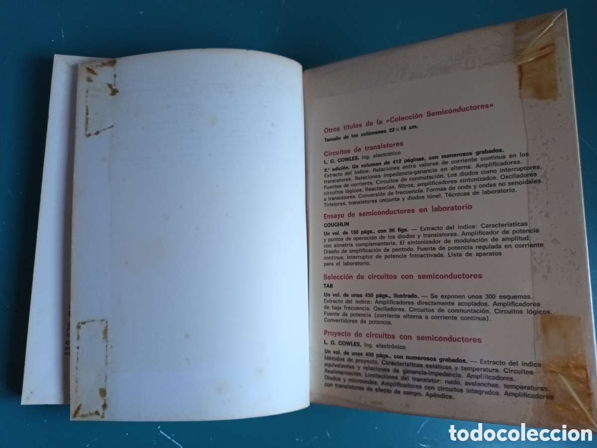 Libros de segunda mano: Introducci&oacute;n a los semiconductores. F J Bailey. 1973 - Foto 10
