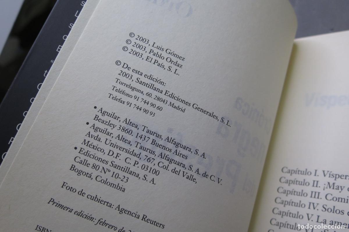 Libros de segunda mano: Cr&oacute;nica negra del Prestige. Pablo Ordaz - Foto 2