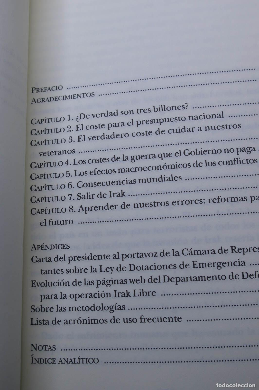Libros de segunda mano: LA GUERRA DE LOS TRES BILLONES DE DOLARES. Joseph E. Stiglitz - Foto 2