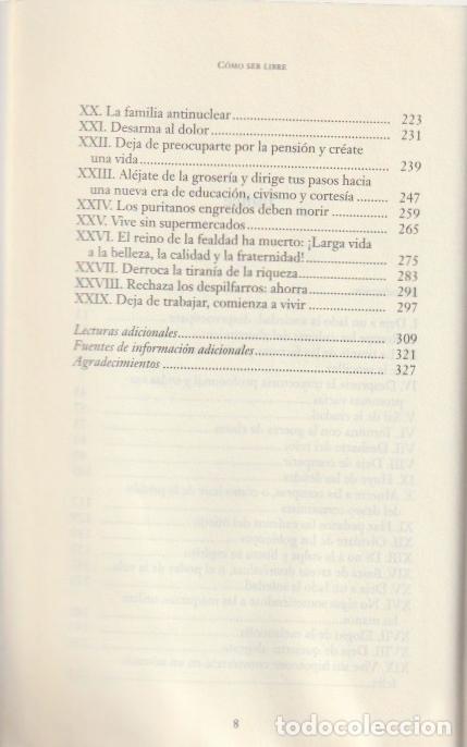 Libros de segunda mano: * AUTOAYUDA* C&oacute;mo ser libre / Tom Hodgkinson - Foto 5