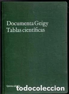 Libros de segunda mano: Documenta Geigy. Tablas cient&iacute;ficas - Foto 1