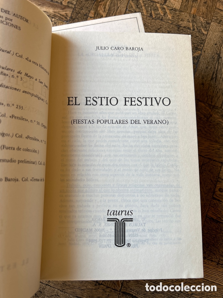Libros de segunda mano: Biblioteca Julio Caro Baroja 3 vol. - Taurus - Foto 9