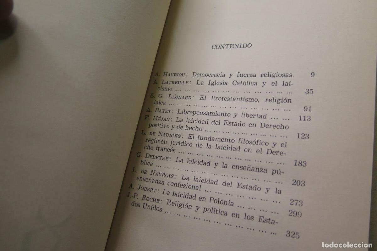 Libros de segunda mano: LA LAICIDAD. VV.AA. TAURUS - Foto 2