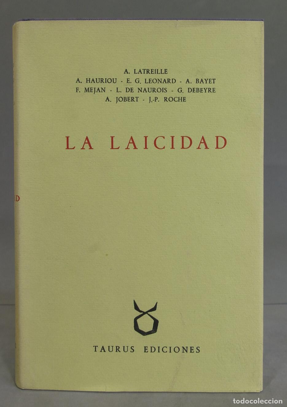 Libros de segunda mano: LA LAICIDAD. VV.AA. TAURUS - Foto 1