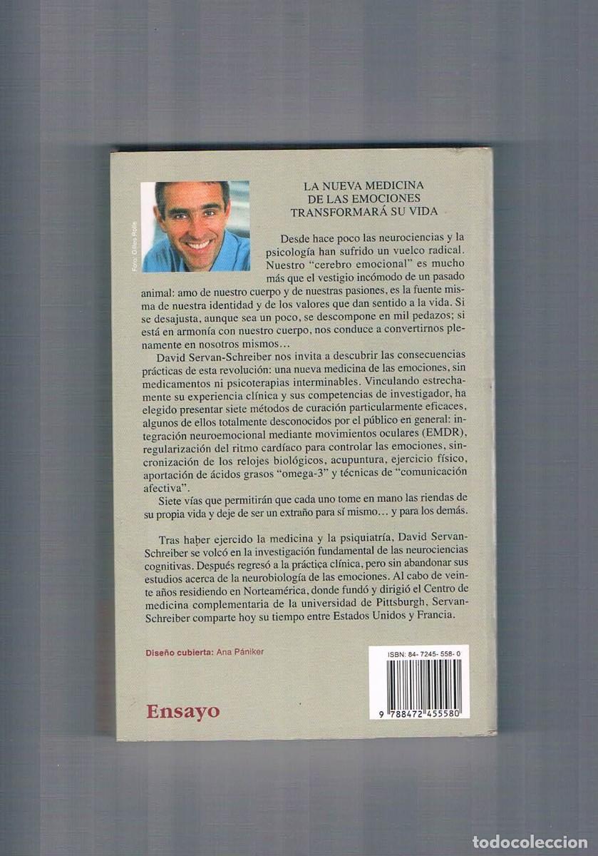 Libros de segunda mano: Curacion emocional David Servan Kairos 2004 ** - Foto 2