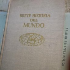 Libros de segunda mano: PRPM 76 BREVE HISTORIA DEL MUNDO. WELLS. AGUILAR 1960. Lote 402366999