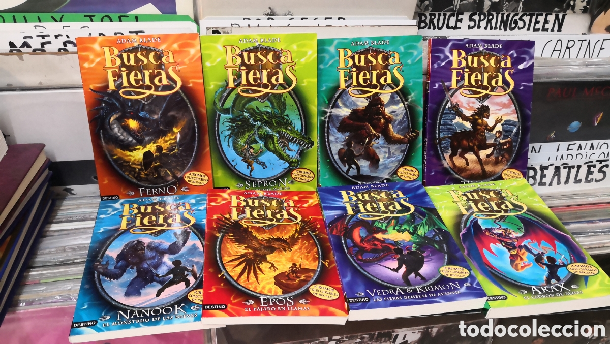 Libros de segunda mano: 8 tomos, busca fieras, Adam blade - Foto 1