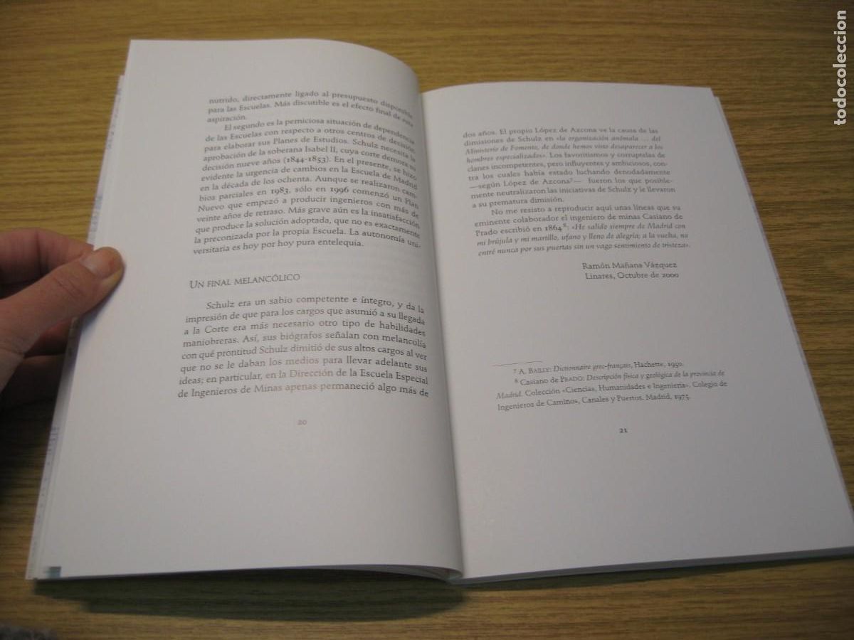 Libros de segunda mano: GUILLERMO SCHULZ Y LOS PRIMEROS PROYECTOS PARA LA ENSE&Ntilde;ANZA EN MATERIA DE MINAS. 2000 - Foto 6