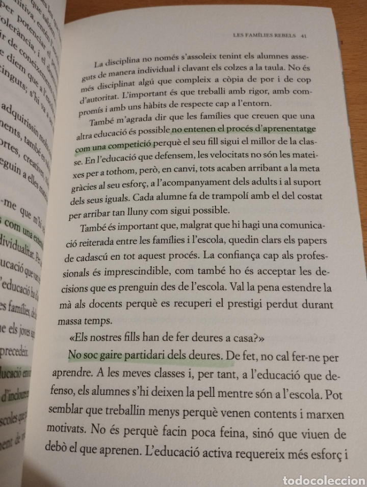 Libros de segunda mano: UNA EDUCACI&Oacute; REBEL. EL PODER DE TRANSFORMAR LA SOCIETAT (CRISTIAN OLIV&Eacute;) - Foto 5