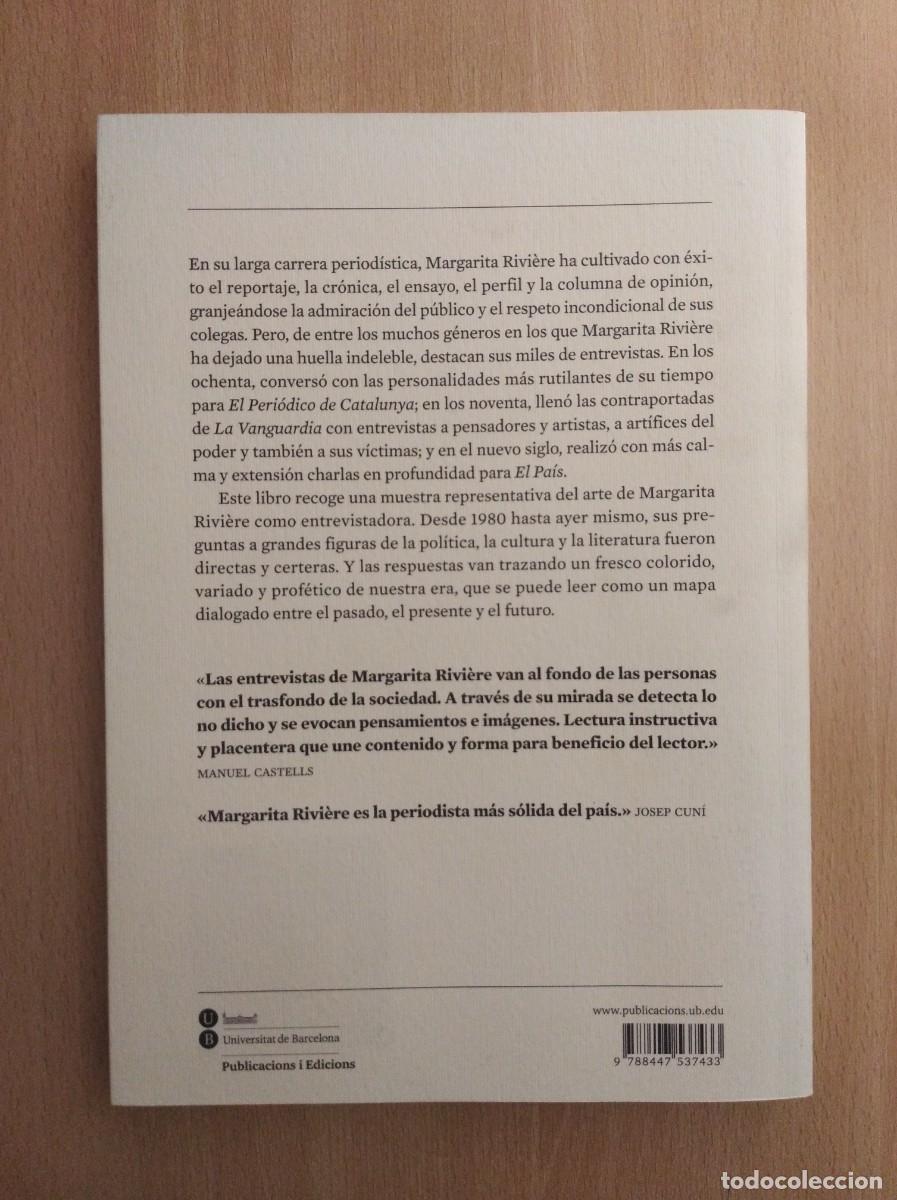 Libros de segunda mano: ENTREVISTAS. Margarita Rivi&egrave;re - Foto 2