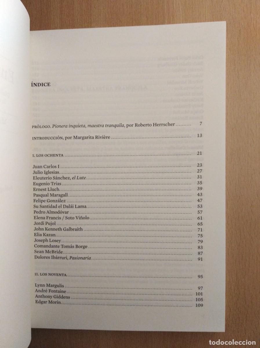Libros de segunda mano: ENTREVISTAS. Margarita Rivi&egrave;re - Foto 4